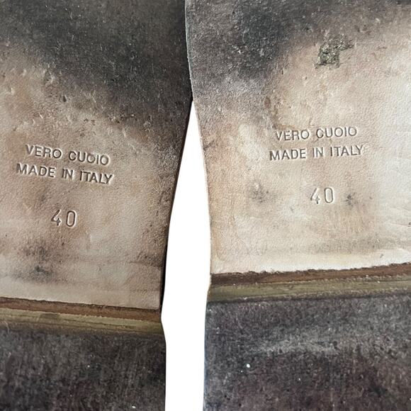 James Perse Helena Black Suede Slide On Mule Shoes Size 40 EU - Picture 8 of 11